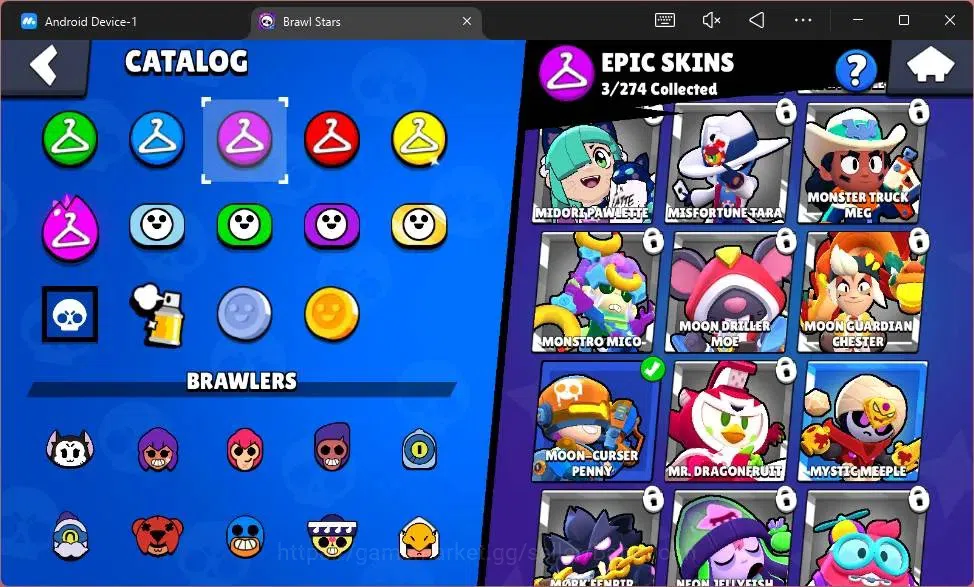 Brawl Stars Accounts Global |1982 Trophy|23 Brawler|3 Lv11 (Edgar,Najia image 9