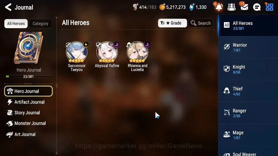 Epic Seven Accounts GLOBAL Unverif|New Era|3 ML(Rhiana&Luciel,SC Taeyo image 6