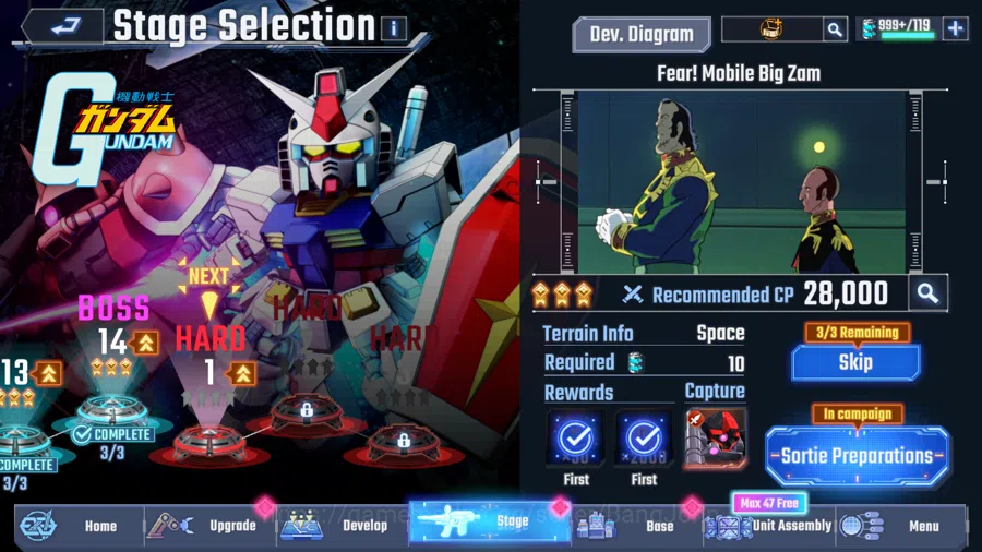 SD Gundam G Generation ETERNAL Accounts Global Rank 34|Freedom Gundam,Sazabi,Gundam Aerial,Zeong,Psycho Zaku,Gundam DE|185+K 5