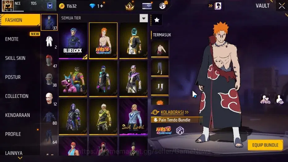 Free Fire Accounts Indonesia |M1887 Mamba GNAW|Tinju Dracen Lv 4|Kata image 6