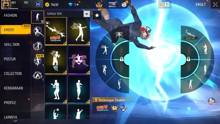 Free Fire Accounts Indonesia |M1887 Mamba GNAW|Tinju Dracen Lv 4|Kata image 7