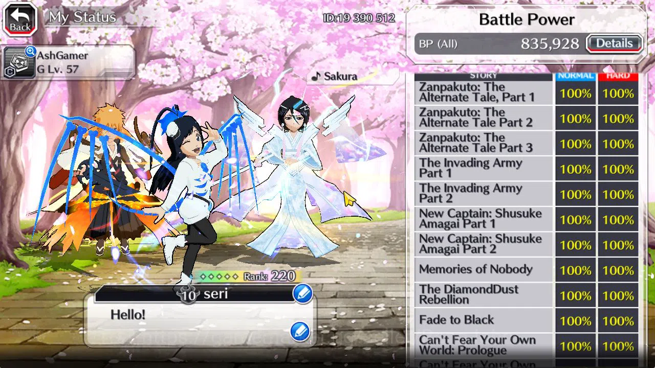 Bleach: Brave Souls Accounts [Global]50K Orb|TYBW26(Lv200 Giselle,Candice,Lilto image 16