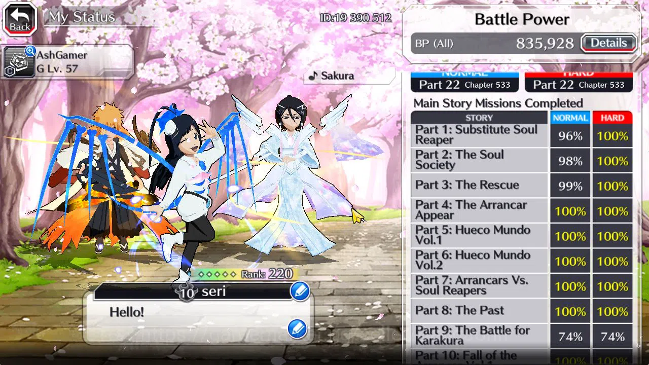 Bleach: Brave Souls Accounts [Global]50K Orb|TYBW26(Lv200 Giselle,Candice,Lilto image 18