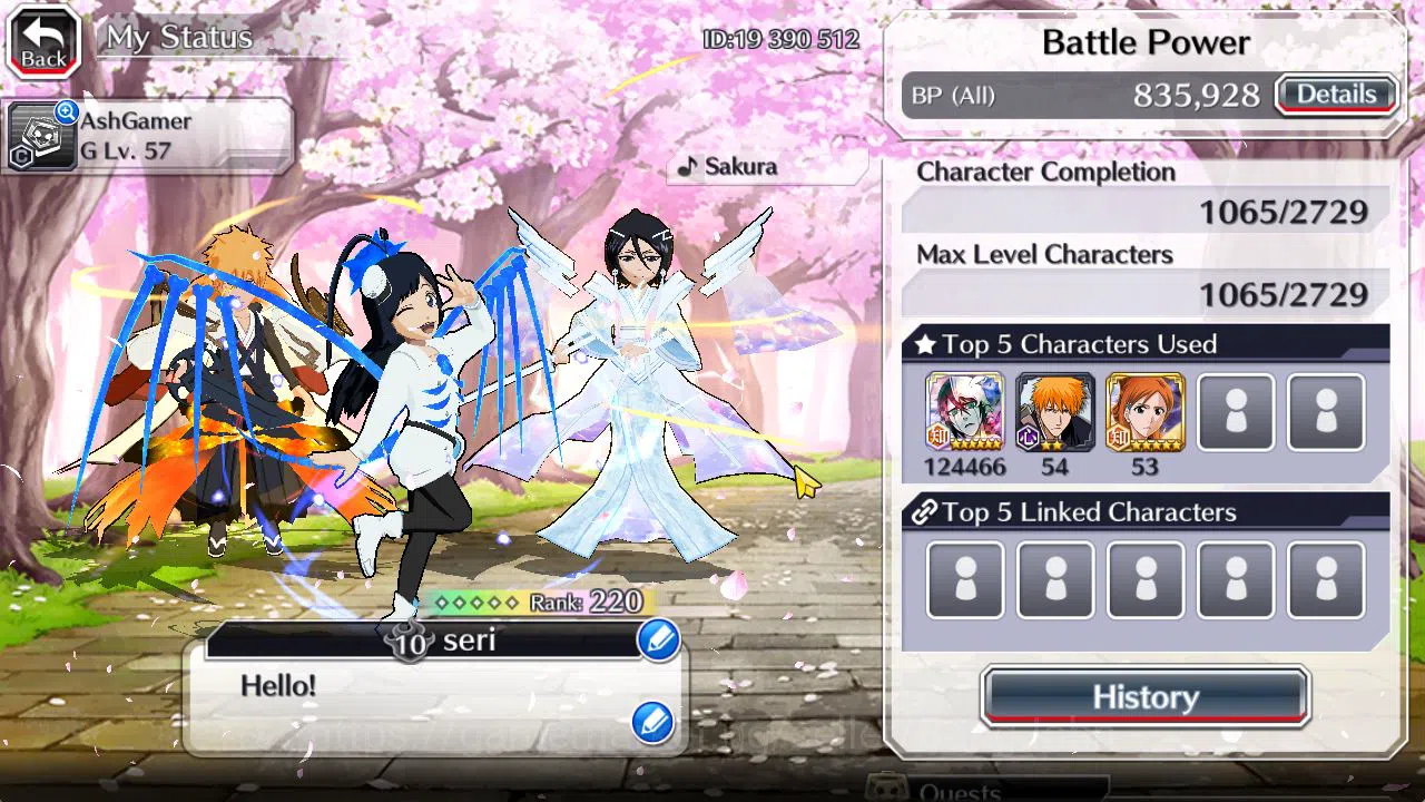 Bleach: Brave Souls Accounts [Global]50K Orb|TYBW26(Lv200 Giselle,Candice,Lilto image 19