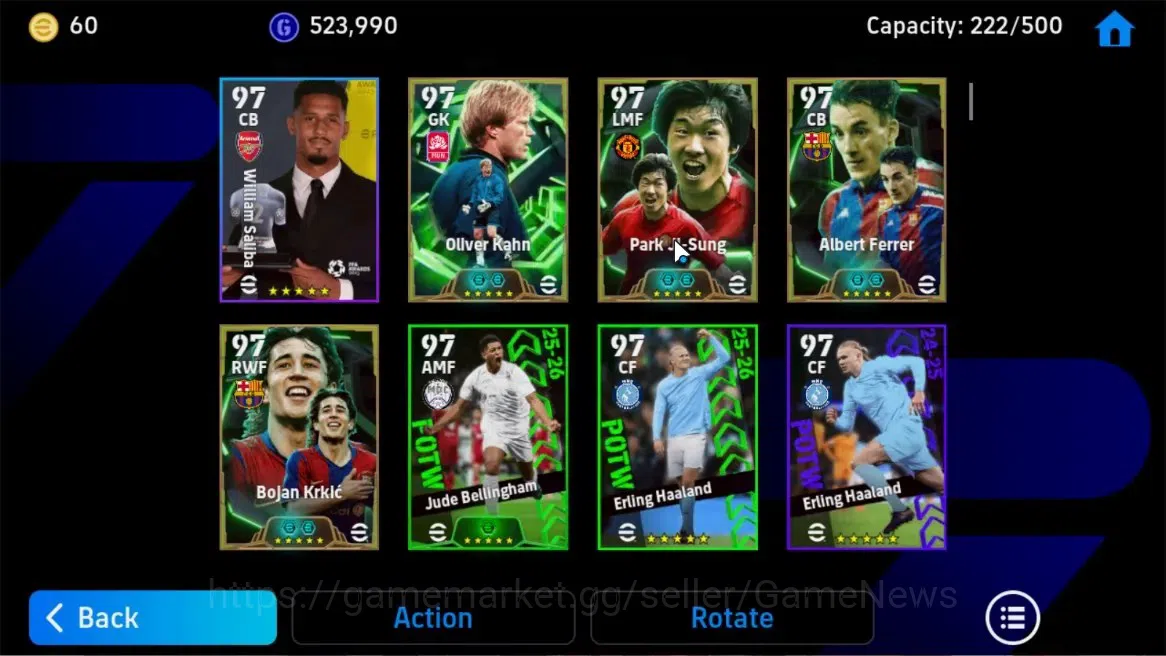 eFootball Accounts Android|Fabio Cannavaro,Marco van Basten,Ronaldinh image 6