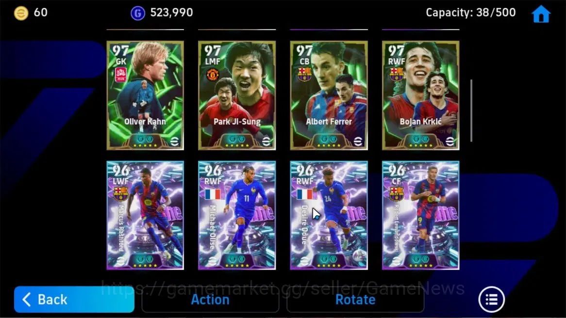 eFootball Accounts Android|Fabio Cannavaro,Marco van Basten,Ronaldinh image 9