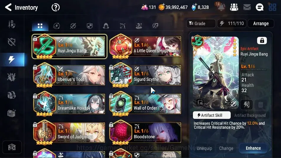 Epic Seven Accounts Starter GLOBAL UnVerif|New Era|5 ML(Rhiana&Luce,LC 20