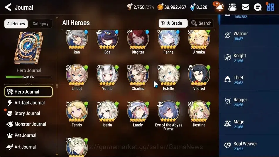 Epic Seven Accounts Starter GLOBAL UnVerif|New Era|5 ML(Rhiana&Luce,LC 8