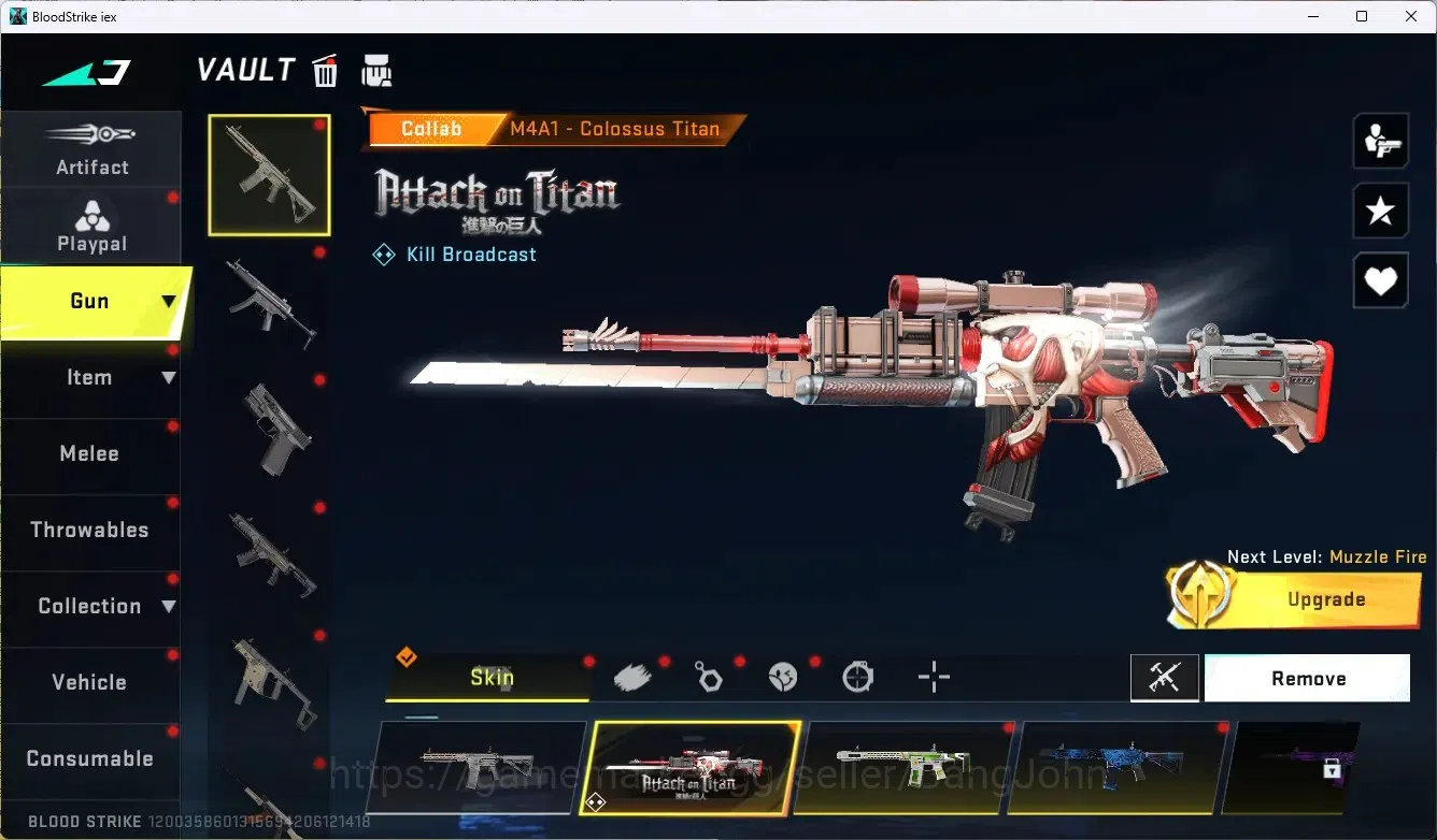 Blood Strike Accounts ASIA|Ultra Dual Blades - Frozen Rebirth|3 Collab G image 2