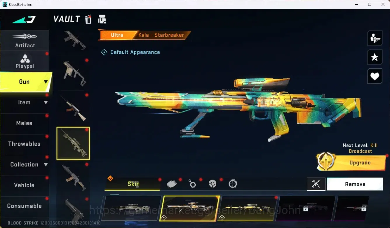 Blood Strike Accounts ASIA|Ultra Dual Blades - Frozen Rebirth|3 Collab G image 3
