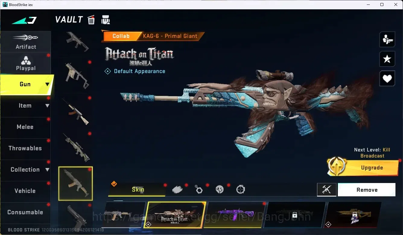 Blood Strike Accounts ASIA|Ultra Dual Blades - Frozen Rebirth|3 Collab G image 4