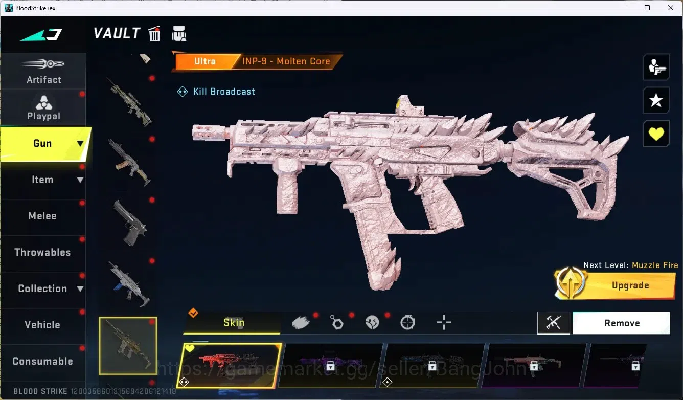 Blood Strike Accounts ASIA|Ultra Dual Blades - Frozen Rebirth|3 Collab G image 5