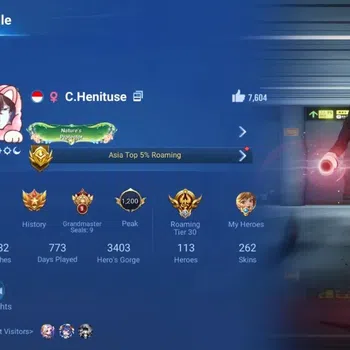 Honor of Kings Accounts Rare Skin Global|113H 262S|JJK Gojo|2 PRECIOUS|1 Flawless|2 Blessed|1 LNY26 & 1 LNY25|2 Limited|1