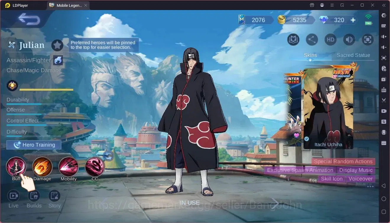 Mobile Legends: Bang Bang Accounts Global|Hero 99|Skin 168|Expert|CC Natalia|Naruto J image 8