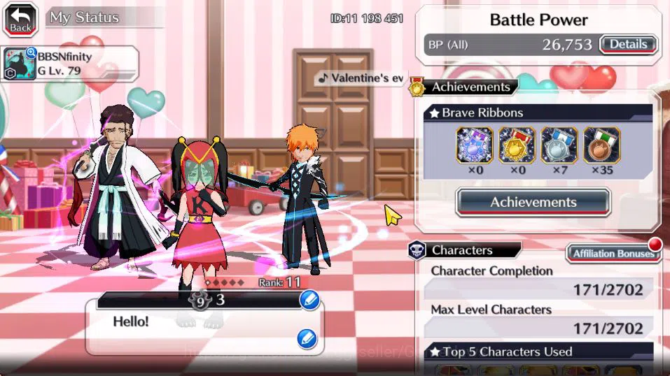 Bleach: Brave Souls Accounts [GLOBAL]6k Orbs+Fresh All Story|Shunsui Fierce,Uru image 2