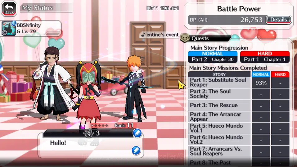 Bleach: Brave Souls Accounts [GLOBAL]6k Orbs+Fresh All Story|Shunsui Fierce,Uru image 4