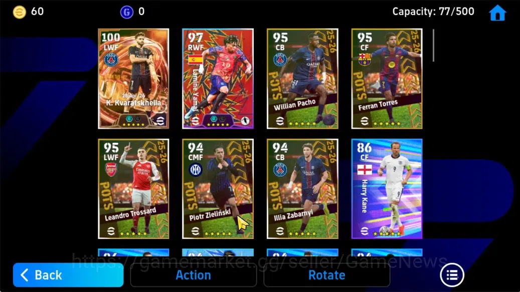 eFootball Accounts Android|Bigtime K.Kvaratskhelia,Showtime Lamine Ya image 4