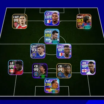 eFootball Accounts Legends & Iconic Players Mobile|PW 2976|BigTime Lamine Yamal|ShowTime Neuer,Messi|Epic Seaman|3POTS Pacho