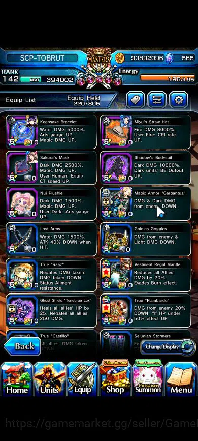 Grand Summoners Accounts Global|Rank 142|34 Ascend|RoyTW,InumutaTW,BetaTW,E image 12