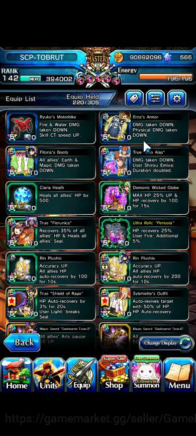 Grand Summoners Accounts Global|Rank 142|34 Ascend|RoyTW,InumutaTW,BetaTW,E image 14