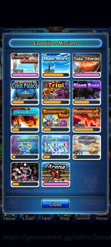 Grand Summoners Accounts Global|Rank 142|34 Ascend|RoyTW,InumutaTW,BetaTW,E image 18