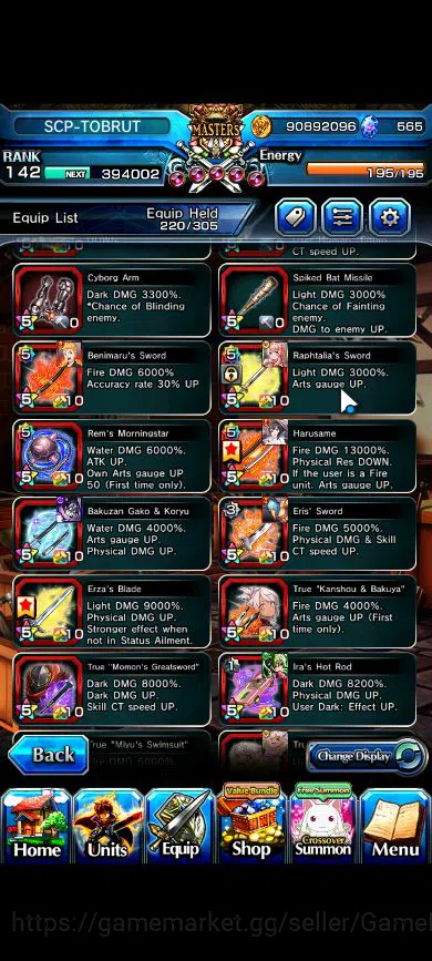 Grand Summoners Accounts Global|Rank 142|34 Ascend|RoyTW,InumutaTW,BetaTW,E image 8