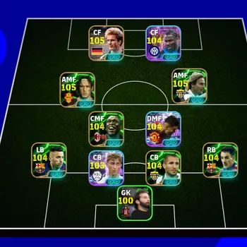 eFootball Accounts Legends & Iconic Players EFOOTBALL COLLECTIVE 3212+ | K HEINZ RUMMENIEGE OLD,M THURAM,P NEDVED,CASEMIRO,L