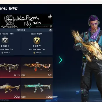 Blood Strike Accounts Others ASIA|Eternal Gun:AUG-Empyrean|2 Ultra & 2 Legendary Gun|Check SS BS3447B