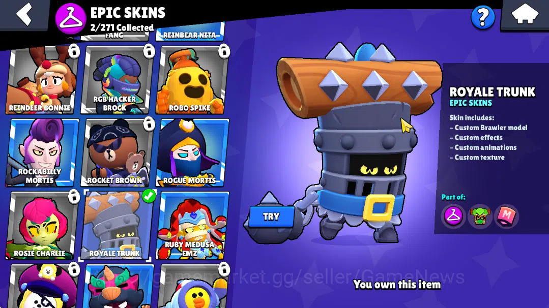 Brawl Stars Accounts 1734 Thropy|19 Brawlers 2 Max Level|Well Build Mor image 10