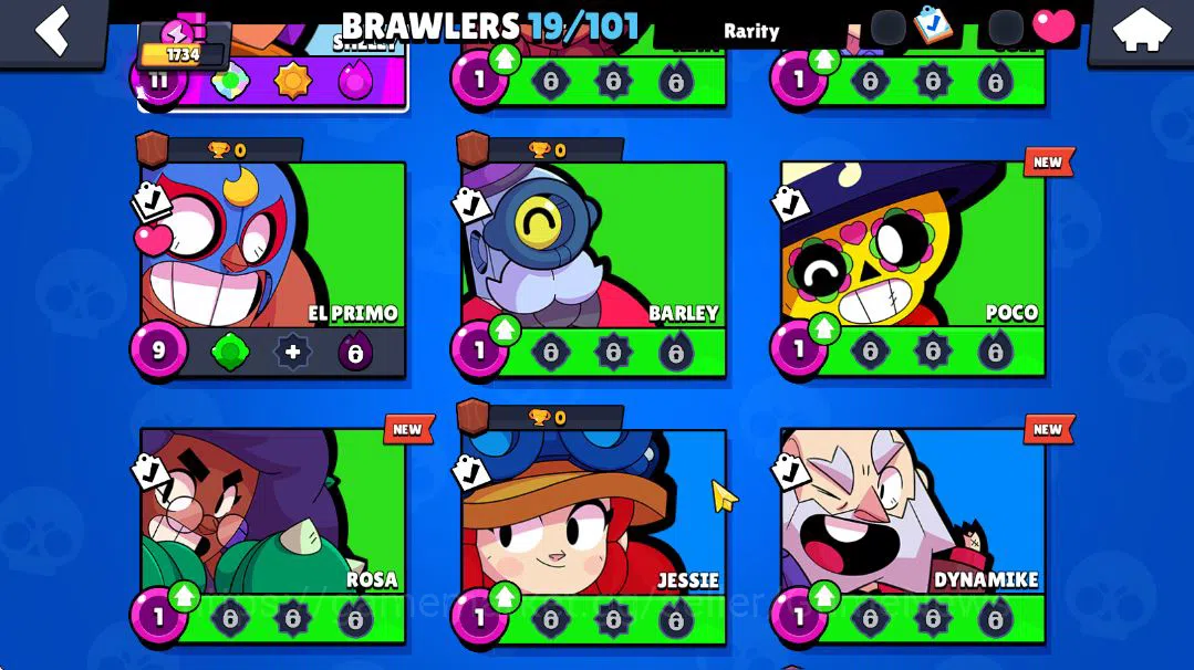 Brawl Stars Accounts 1734 Thropy|19 Brawlers 2 Max Level|Well Build Mor image 8