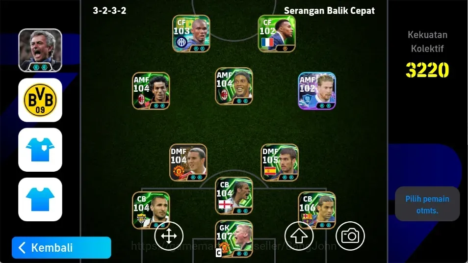 eFootball Accounts Others Android|PW 3277|Epic Peter Schmelcel Marquez Guardiola Chiellini Donadino Gerrard 1