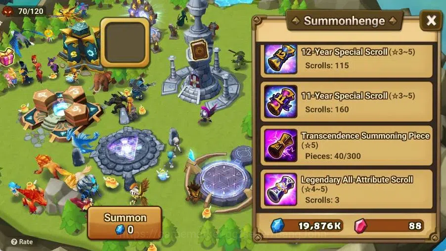 Summoners War: Sky Arena Accounts Starter GLOBAL | NB 5 TESHAR,Starter Gacha 115 12Y+160 11Y Scrool, 3 Legendary All 3