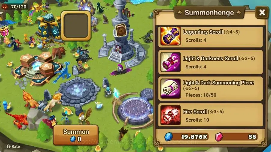 Summoners War: Sky Arena Accounts Starter GLOBAL | NB 5 TESHAR,Starter Gacha 115 12Y+160 11Y Scrool, 3 Legendary All 4