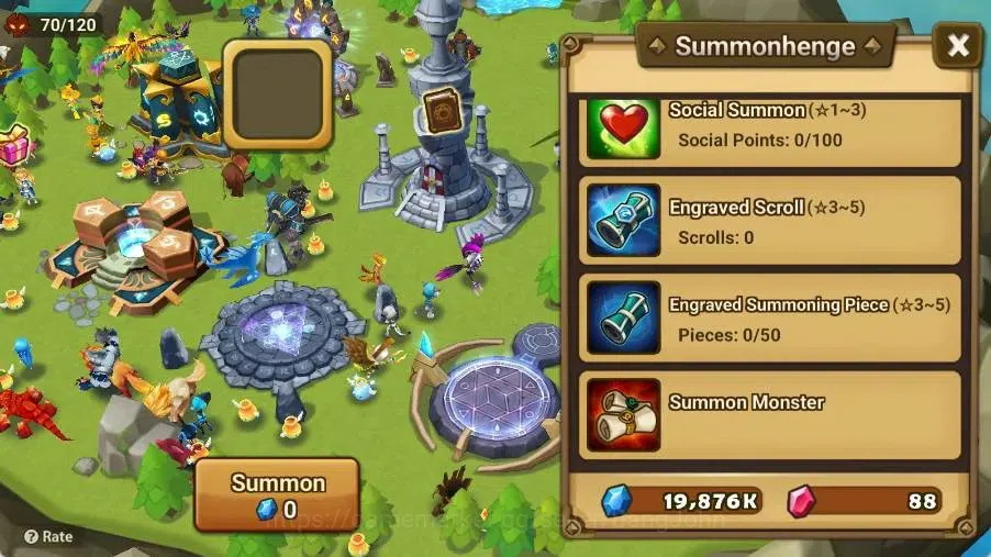 Summoners War: Sky Arena Accounts Starter GLOBAL | NB 5 TESHAR,Starter Gacha 115 12Y+160 11Y Scrool, 3 Legendary All 6