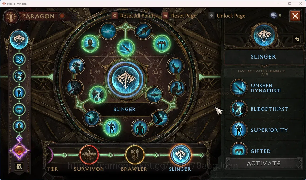 Diablo Immortal Accounts NA - High Heavens CS On | 60 (752) Crusader-Slinge image 3