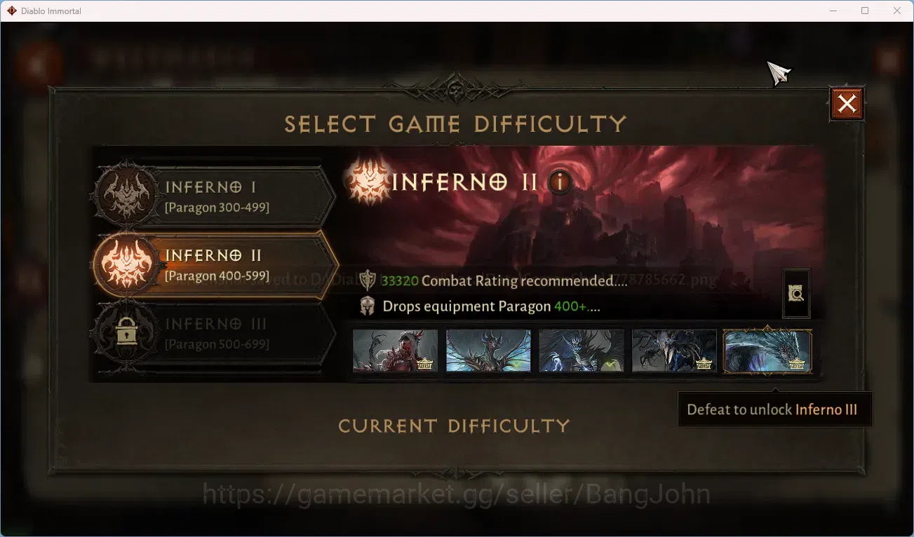 Diablo Immortal Accounts NA - High Heavens CS On | 60 (752) Crusader-Slinge image 4