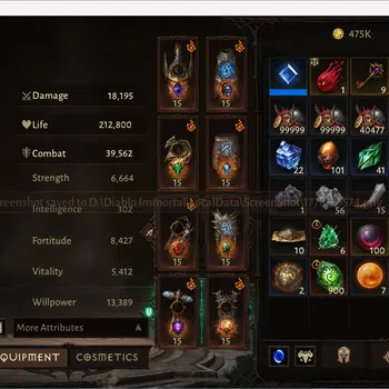Diablo Immortal Others NA - High Heavens CS On | 60 (752) Crusader-Slinge image 1