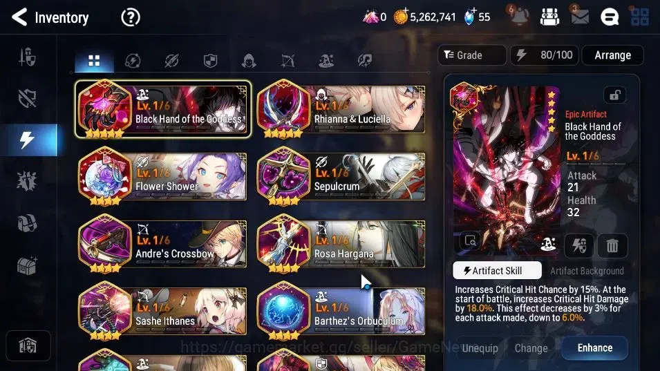 Epic Seven Accounts GLOBAL Unverif|New Era|2 ML(LOTScales,Death Dealer image 16