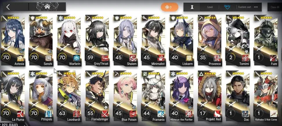 Arknights Accounts High-End Lvl 85|268 Op+41 Outfits|8 Limited|(ETHA,Kirin R 7