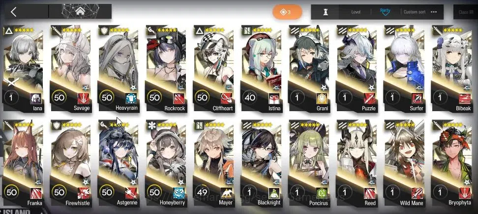 Arknights Accounts High-End Lvl 85|268 Op+41 Outfits|8 Limited|(ETHA,Kirin R 8