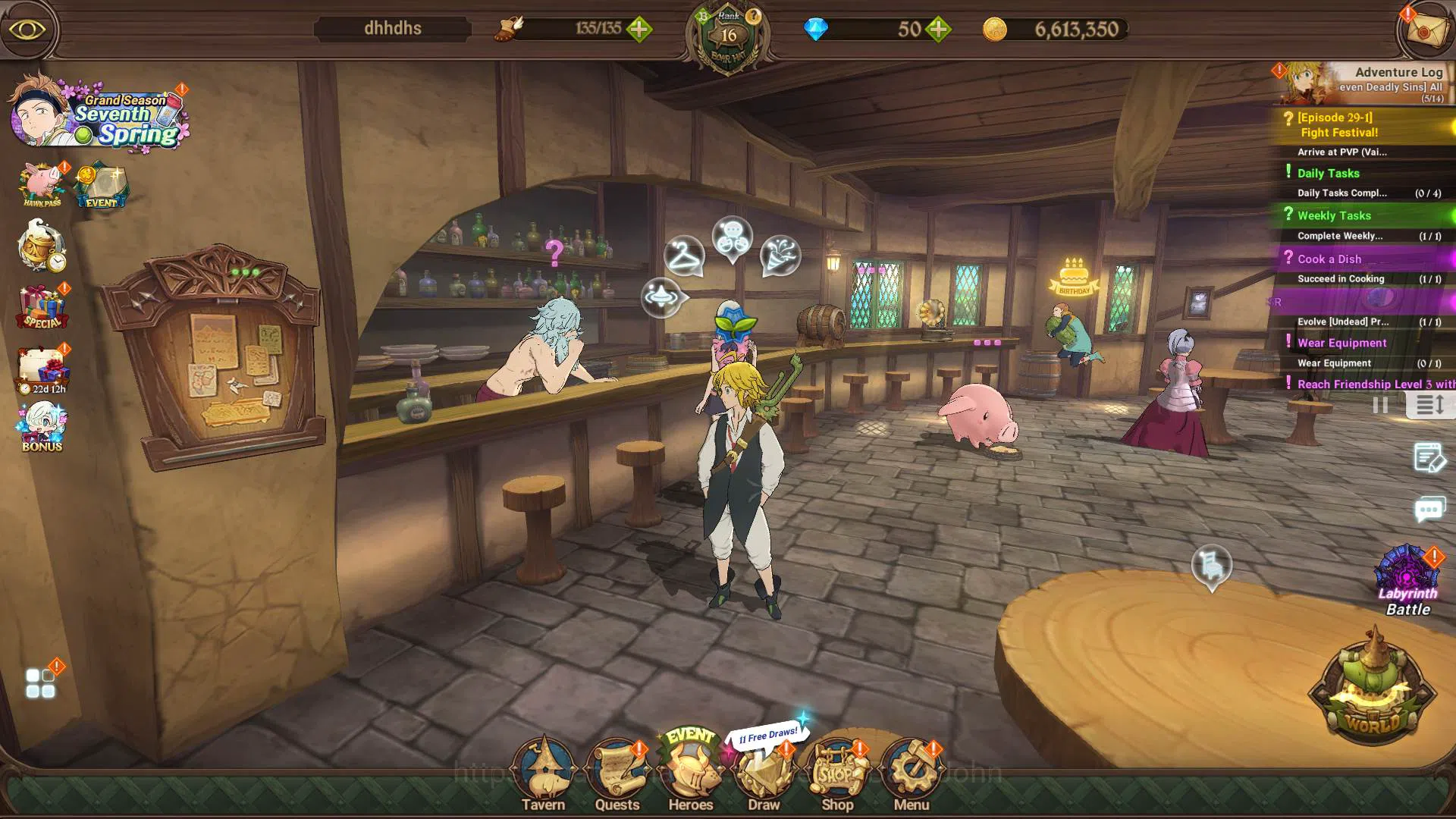 The Seven Deadly Sins: Grand Cross Accounts Others GLOBAL|440k CC|UR ODK,Thor,Chaos Arthur,DKM,etc|Take mail|check SS|7DS273B