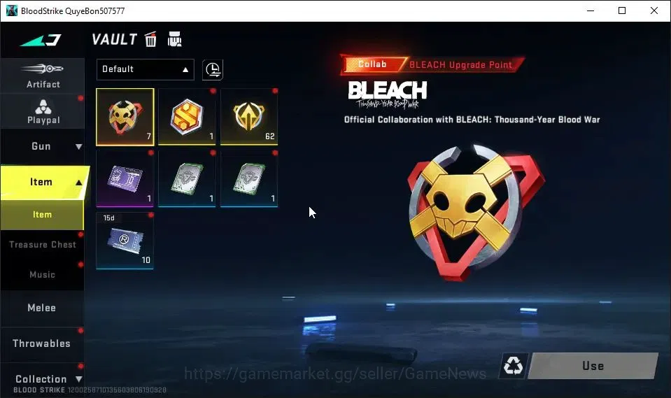 Blood Strike Accounts ASIA|Starter|Melee ULTRA Talon Knife-Sactum|Legend image 9