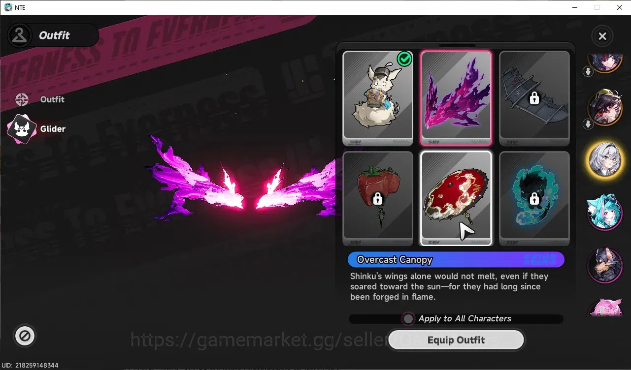 Neverness to Everness Accounts GLOBAL EU|HL 3|2 SSR Shinku & Hotori + 2 SSR Selector|Hidden Dragon-Livery|Overcast&Orchid 4