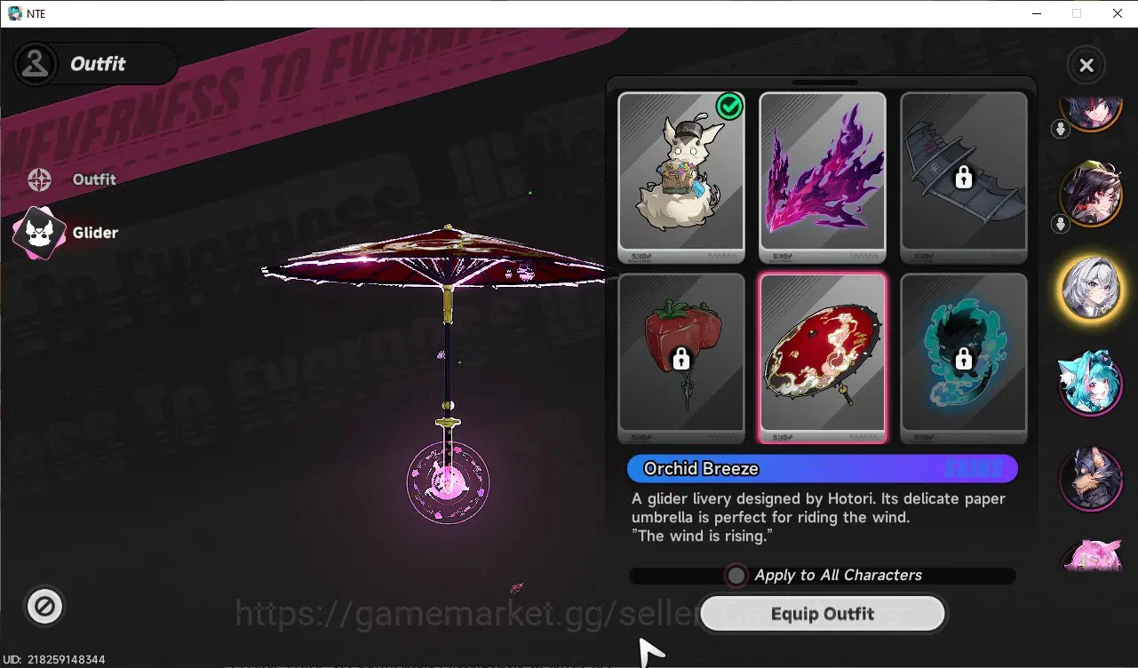 Neverness to Everness Accounts GLOBAL EU|HL 3|2 SSR Shinku & Hotori + 2 SSR Selector|Hidden Dragon-Livery|Overcast&Orchid 5