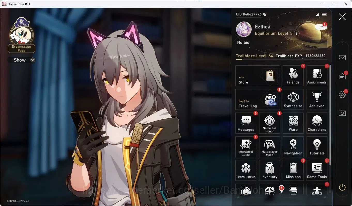 Honkai Star Rail Accounts ASIA | TL64|17 Limit|Huohuo|Sparkle|SW E2+Sign|Rua image 1