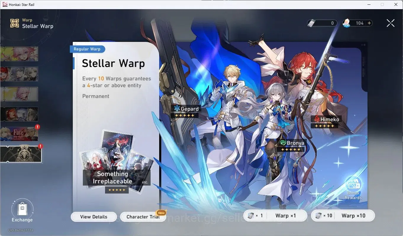 Honkai Star Rail Accounts ASIA | TL64|17 Limit|Huohuo|Sparkle|SW E2+Sign|Rua image 14