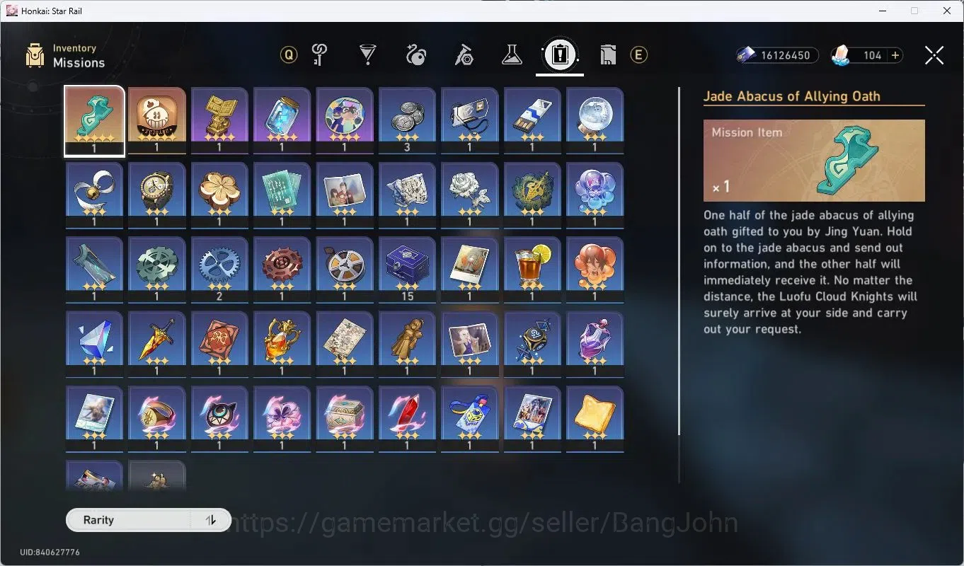 Honkai Star Rail Accounts ASIA | TL64|17 Limit|Huohuo|Sparkle|SW E2+Sign|Rua image 20