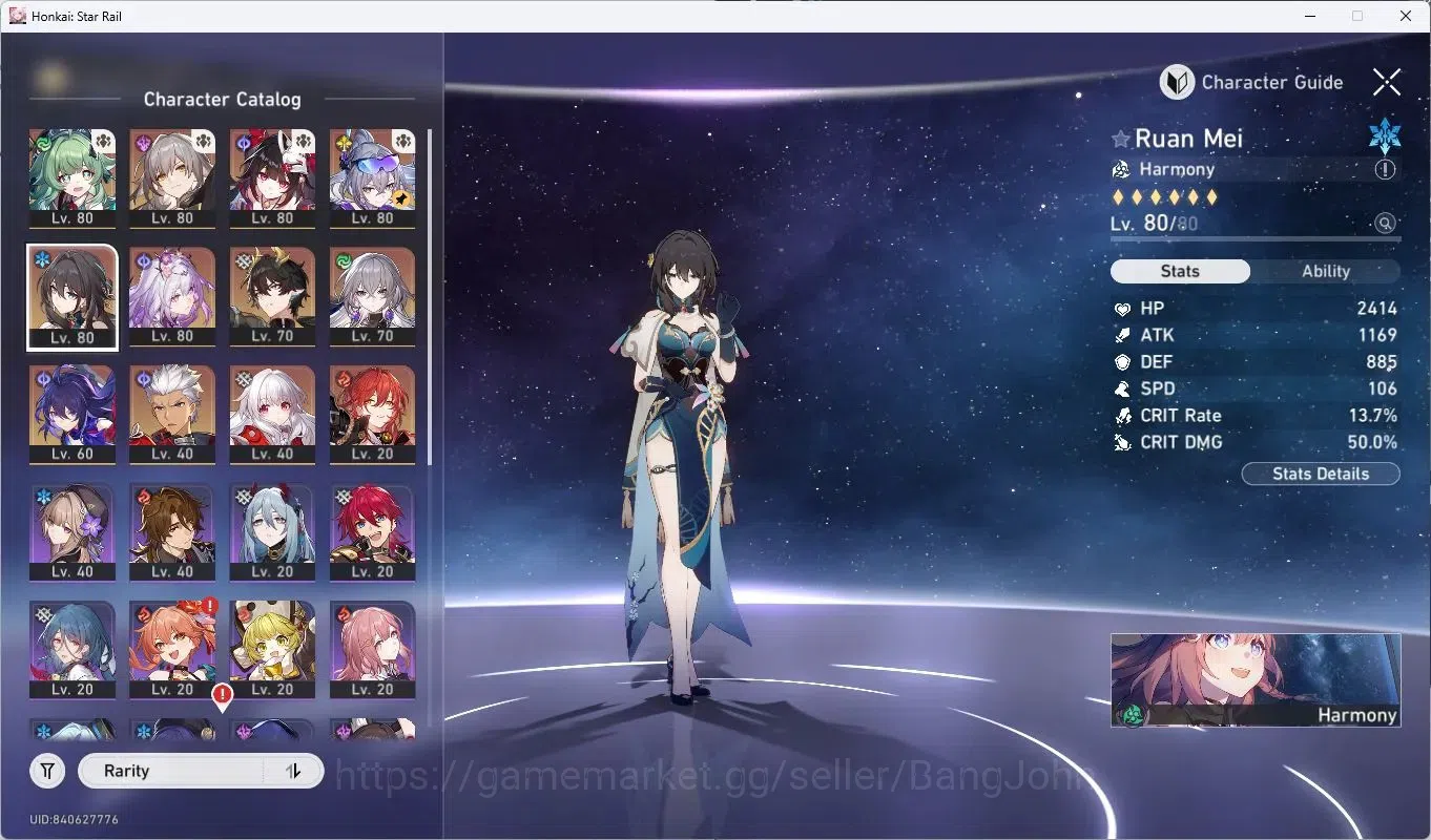 Honkai Star Rail Accounts ASIA | TL64|17 Limit|Huohuo|Sparkle|SW E2+Sign|Rua image 5