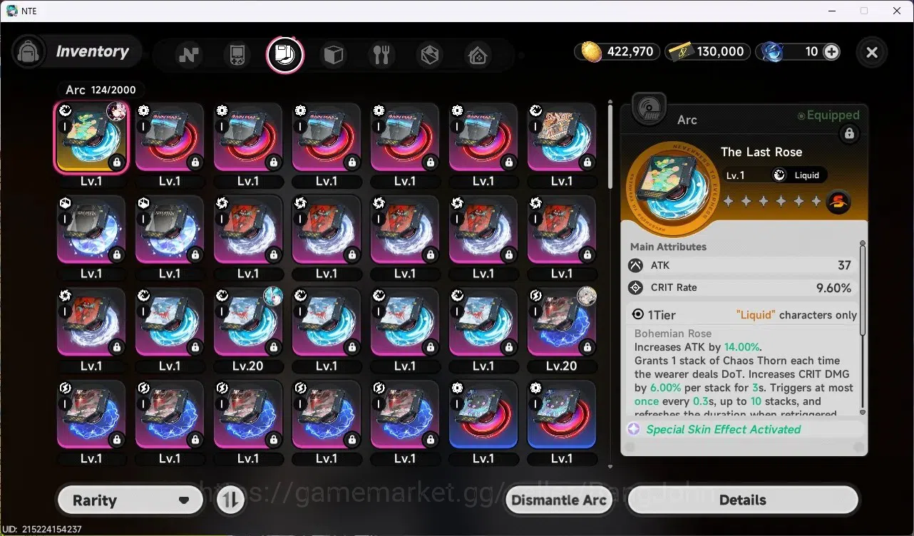 Neverness to Everness Accounts NA | Hunter Lv 7 | 2 S-Class + 4 A-Class [Lacrimos image 11