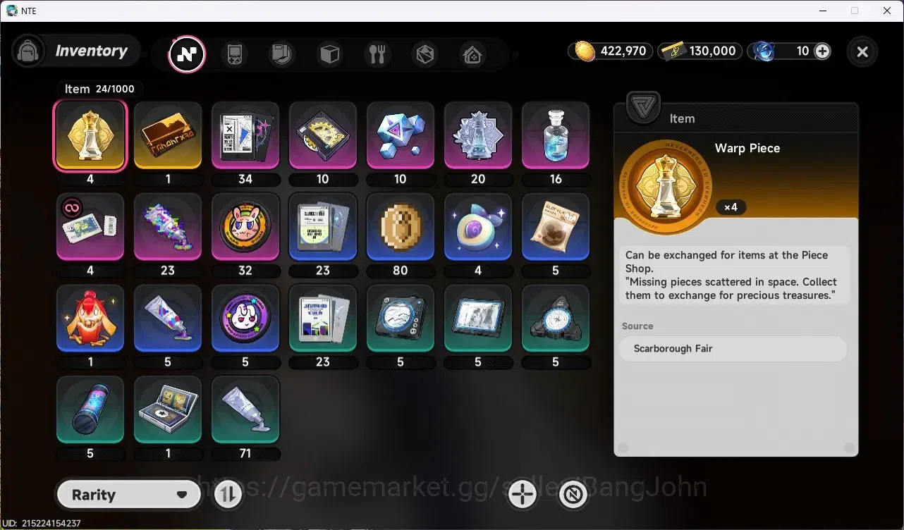 Neverness to Everness Accounts NA | Hunter Lv 7 | 2 S-Class + 4 A-Class [Lacrimos image 9